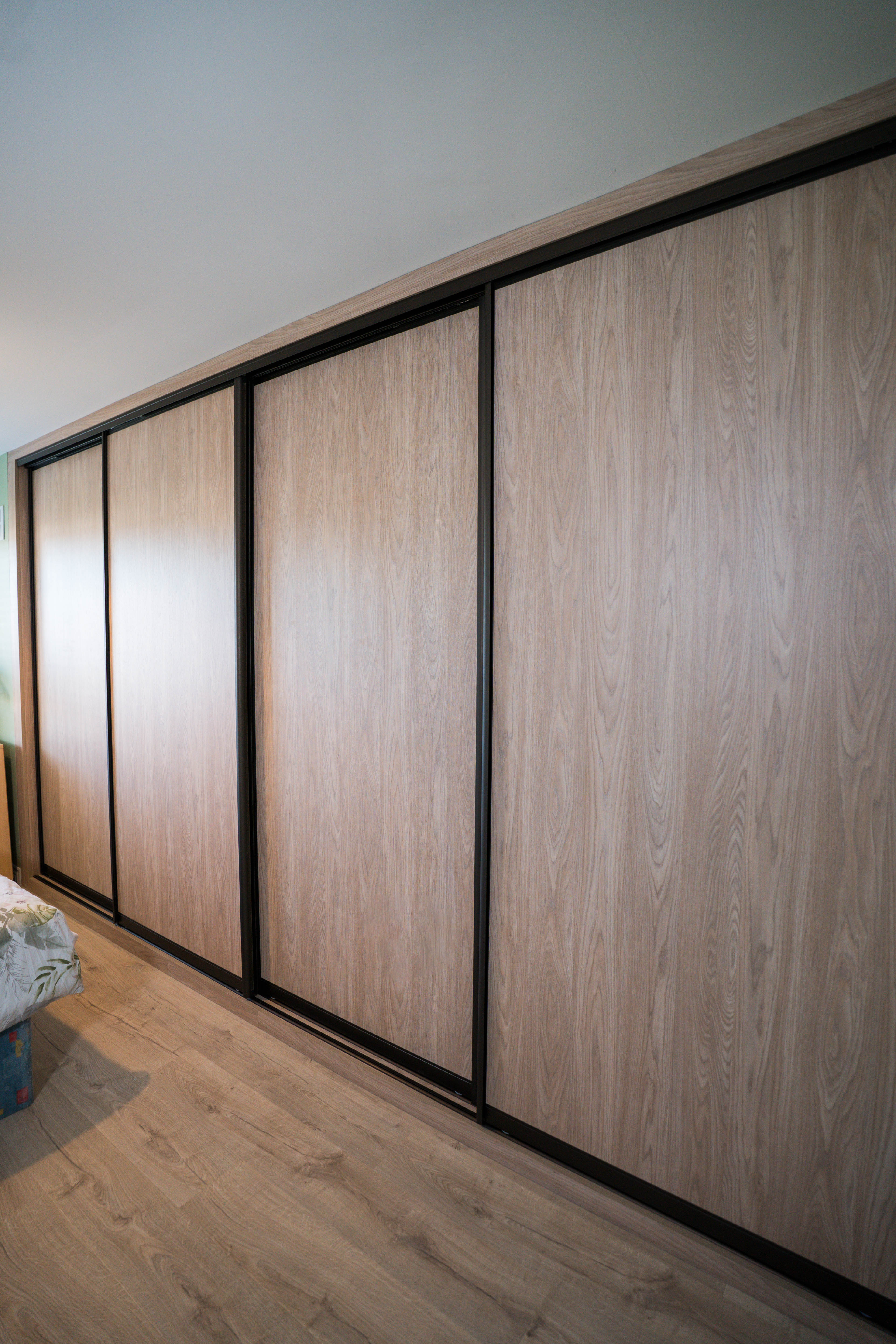 Wardrobe storage detail